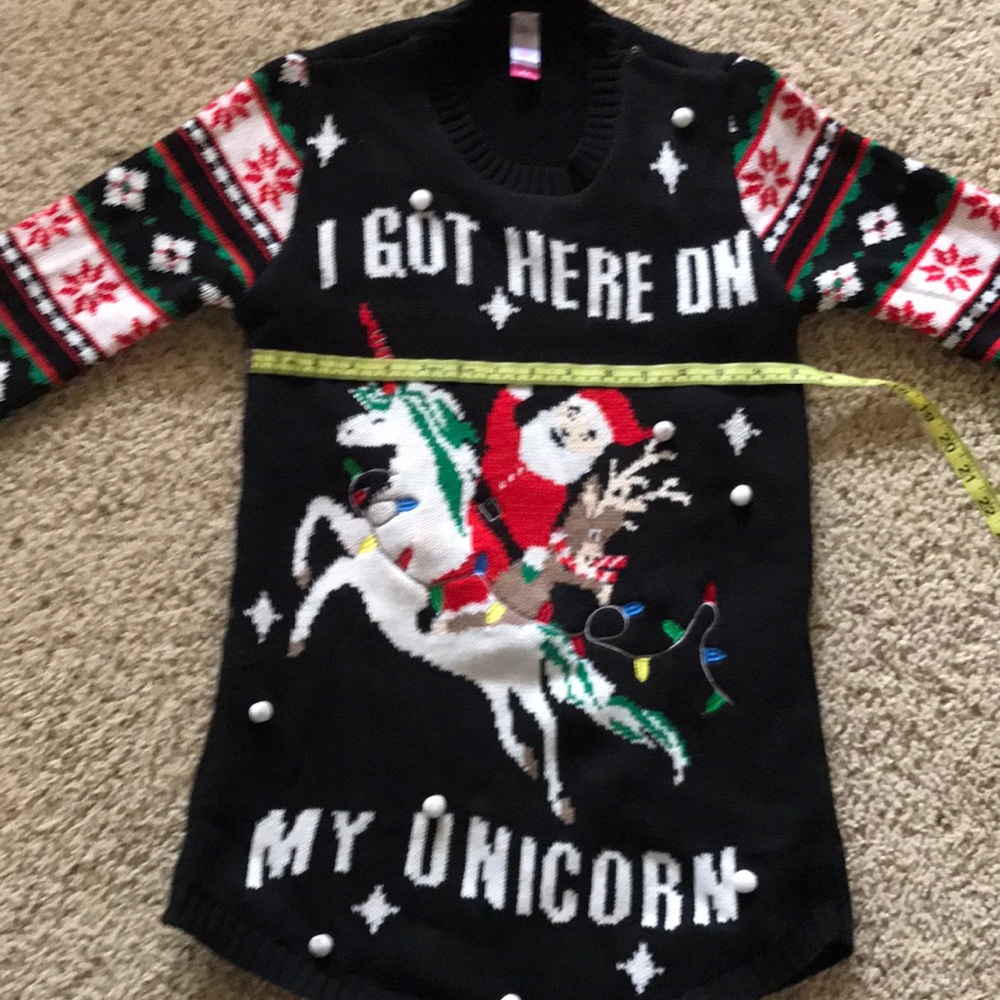 Light up ugly Christmas sweater